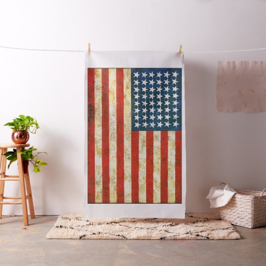 米国国旗 – Jasper Johns ファブリック (インサイチュ)