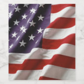 米国国旗 – Old Glory ワインラベル (シングルラベル)