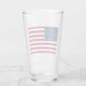 米国国旗 – Pint Glass タンブラーグラス (裏面)