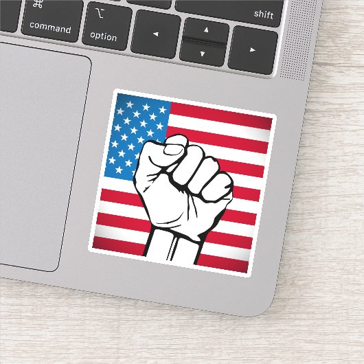 米国国旗 | Rising Fist シール (詳細)