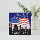 米国国旗 – SRF 招待状 (スタンド正面)