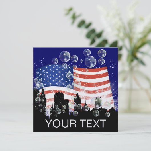 米国国旗 – SRF 招待状 (スタンド正面)