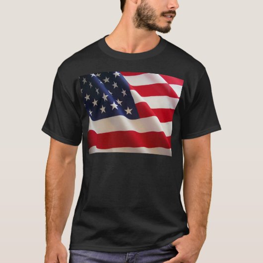 米国国旗 Tシャツ (正面)