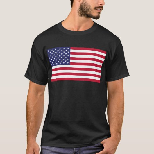 米国国旗 Tシャツ (正面)