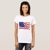 米国国旗 Tシャツ (正面フル)