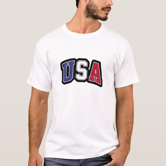 米国国旗 Tシャツ (正面)