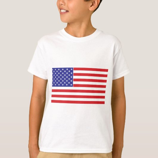 米国国旗 Tシャツ (正面)