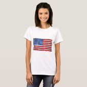 米国国旗 Tシャツ (正面フル)