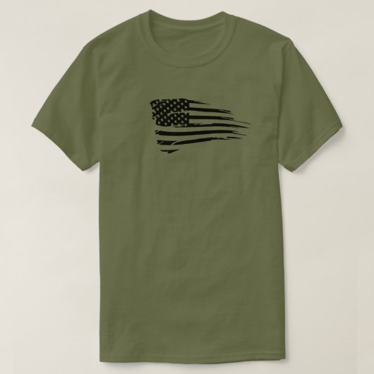 米国国旗 Tシャツ (デザイン正面)