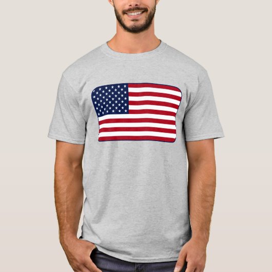 米国国旗 Tシャツ (正面)