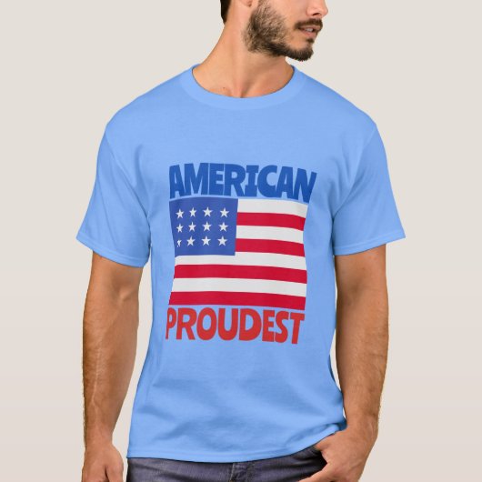 米国国旗 Tシャツ (正面)