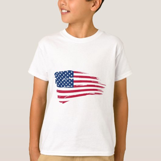 米国国旗 Tシャツ (正面)