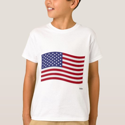 米国国旗 Tシャツ (正面)