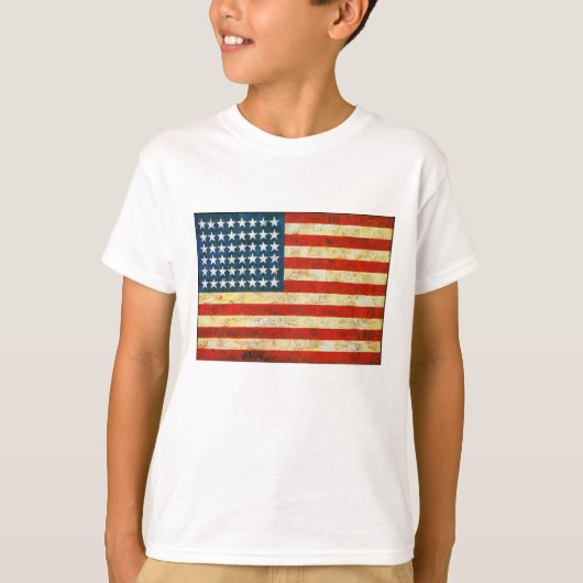 米国国旗 Tシャツ (正面)