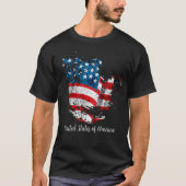 米国国旗 Tシャツ (正面)