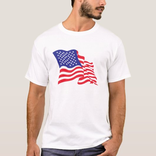 米国国旗 Tシャツ (正面)