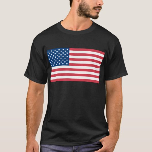 米国国旗 Tシャツ (正面)