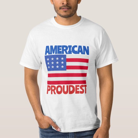米国国旗 Tシャツ (正面)