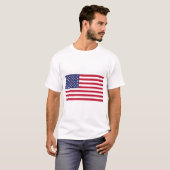 米国国旗 Tシャツ (正面フル)