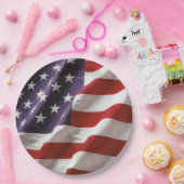 米国国旗 – USA ペーパープレート (パーティー)