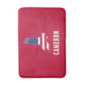 米国国旗American Eagle America 7月4日Name バスマット (正面縦)