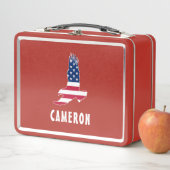 米国国旗American Eagle America 7月4日Name メタルランチボックス (インサイチュ)