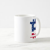 米国国旗Bitcoin BTC暗号メンズことわざ コーヒーマグカップ (正面右)