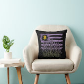 米国国旗Bitcoin BTC革命おもしろいCrypto クッション (椅子)