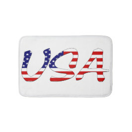 米国国旗bmcntにオーバーレイされた米国 バスマット