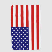 米国国旗gtcnt ゴルフタオル (正面)