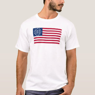 米国国旗III% Tシャツ