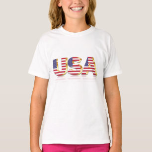 米国国旗Kids T-Shirtアメリカ合衆国 Tシャツ