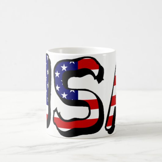 米国国旗mugcntに覆われた米国 コーヒーマグカップ (中央)