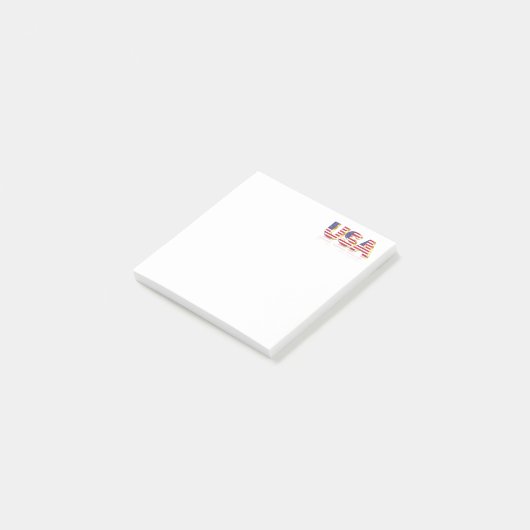 米国国旗Post-it®ノート愛国心 ポストイット (アングル)