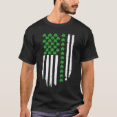 米国国旗St patricks dayヴィンテージシャーロック Tシャツ (正面)