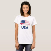 米国国旗Tシャツ Tシャツ (正面フル)