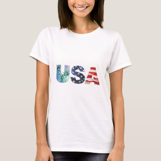 米国国旗Tシャツ Tシャツ (正面)