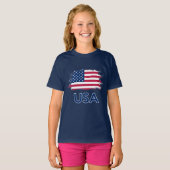 米国国旗Tシャツ Tシャツ (正面フル)