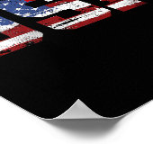 米国国旗U.S.U.S.4th ポスター (角)