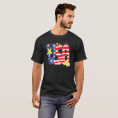 米国国旗U.S.U.S.4th Tシャツ (正面フル)