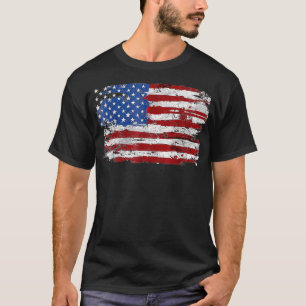 米国国旗USAアメリカ合衆国4th Tシャツ