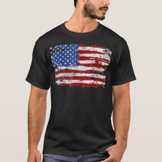 米国国旗USAアメリカ合衆国4th Tシャツ