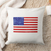 米国国旗USA愛国枕水色 クッション (ブランケット)