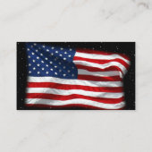 米国国旗USA QRコード名刺 名刺 (裏面)