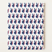 米国国旗Vの記号 プランナー手帳 (裏面)
