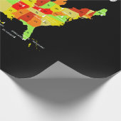 米国国立公園がハイキング素晴らしプレイス ラッピングペーパー (角)