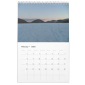 米国国立公園カレンダーの四季 カレンダー (2月 2026)