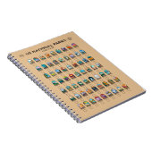 米国国立公園チェックリストヴィンテージ ノートブック (右側)