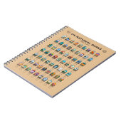 米国国立公園チェックリストヴィンテージ ノートブック (左側)