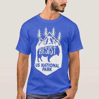米国国立公園レジストサービス(AL US National Park Resist Service) Tシャツ